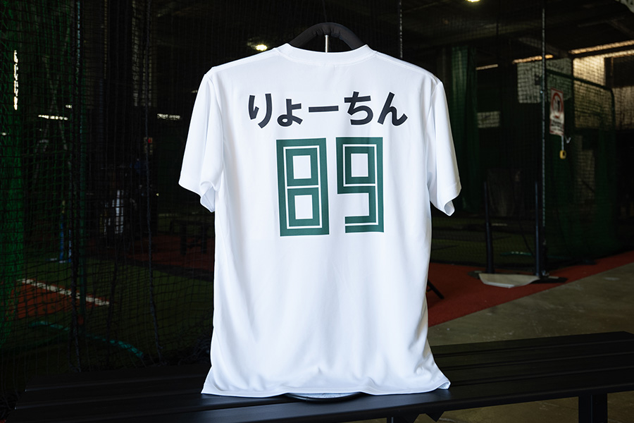 名前・背番号入り昇華Tシャツ